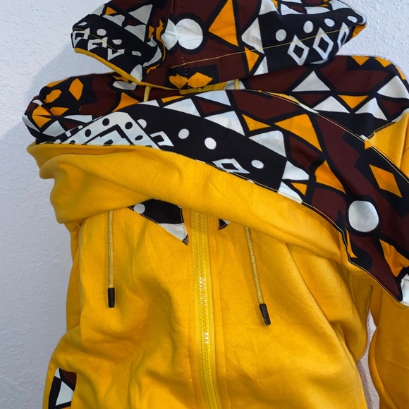 Handmade Ankara Hoodie - Picture 3 of 3